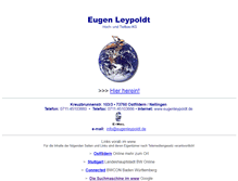 Tablet Screenshot of e-leypoldt.de